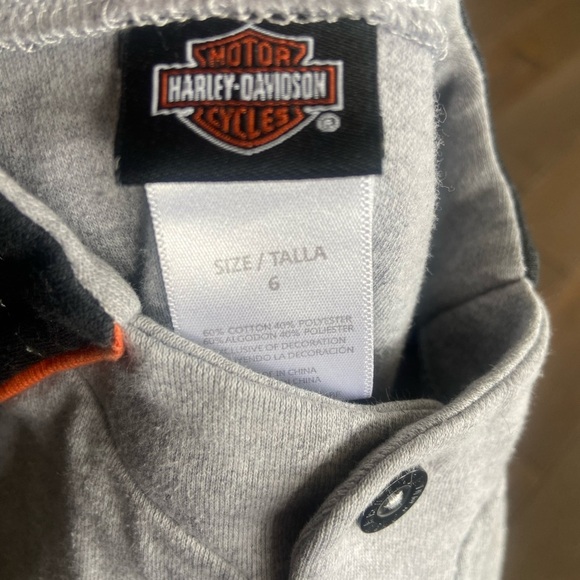 Boys Harley Davidson t shirt size 6 - Picture 3 of 3